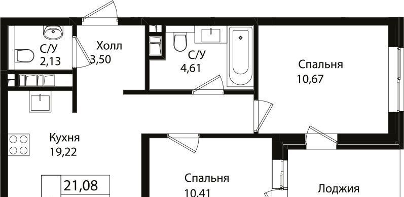 квартира г Краснодар р-н Карасунский ул Сормовская 1/3 фото 1