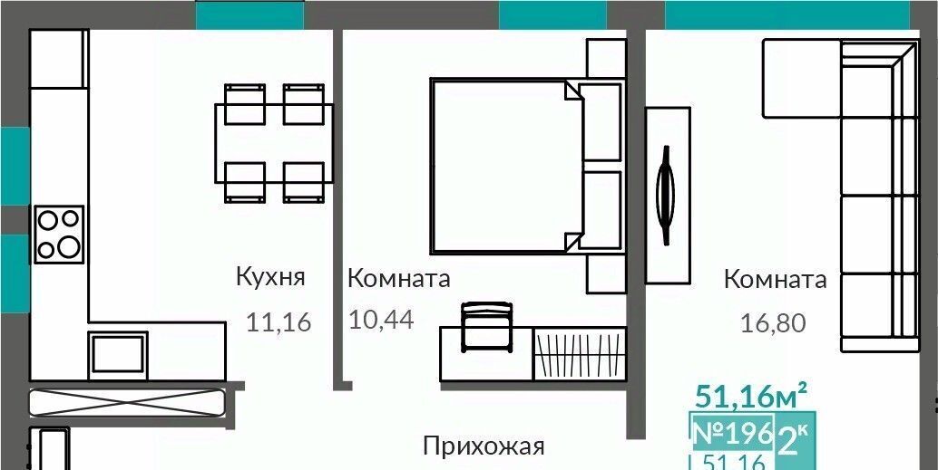 квартира г Симферополь р-н Киевский Крымская Роза ЖК «Абрикос 2» фото 1