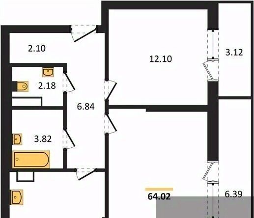 квартира г Воронеж р-н Центральный ЖК «Бунин» фото 1