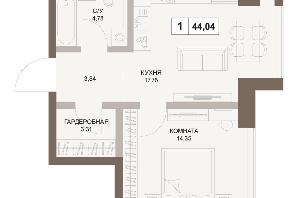 квартира г Москва Южный административный округ, 5-й Донской проезд, 15с 4 фото 1