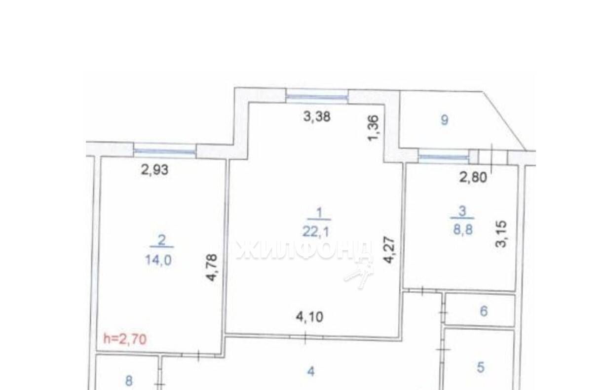 квартира г Нефтеюганск мкр 13-й 11 фото 19