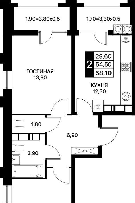 квартира г Ростов-на-Дону р-н Первомайский ЖК «Сияние Квартал на Шолохова» фото 1