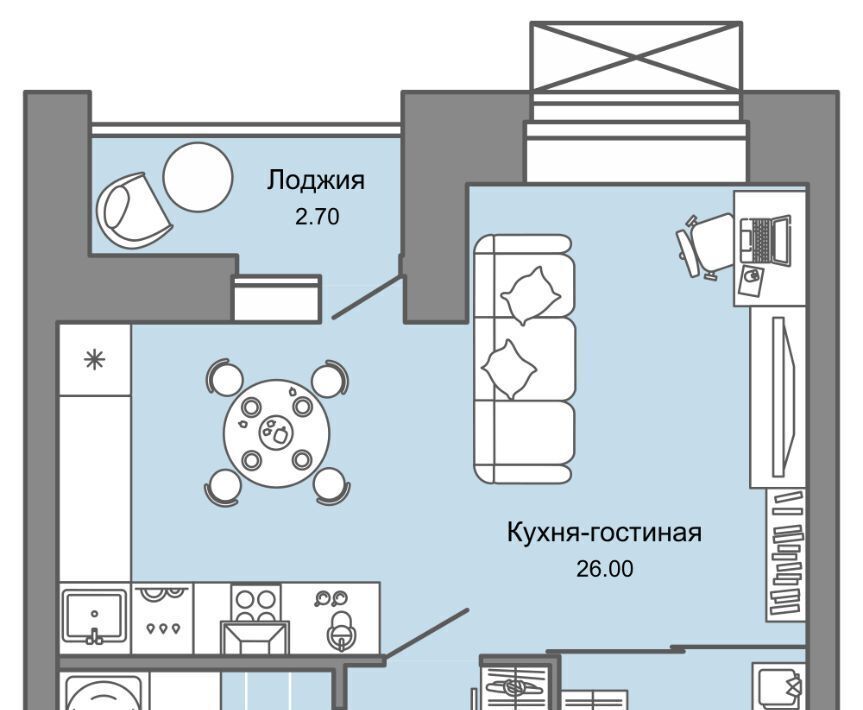 квартира г Пермь р-н Дзержинский ул Дзержинского 31а фото 1