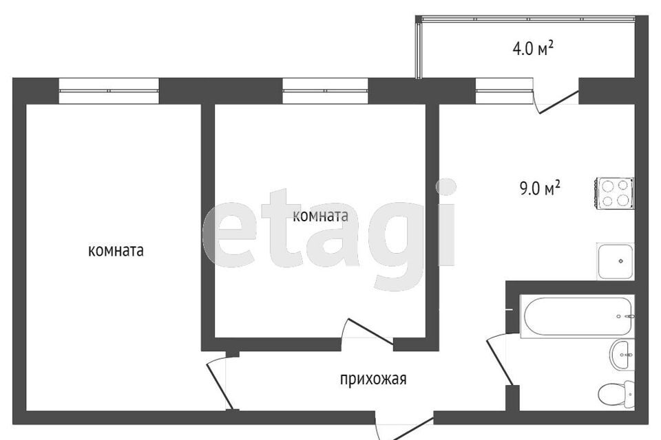 квартира г Омск ул Учебная 20 Омский район фото 1