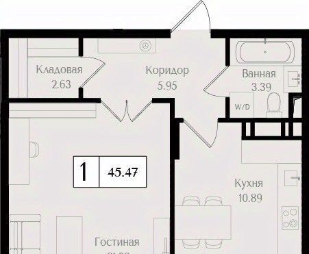 квартира г Москва метро Семеновская ЖК «Преображенская площадь» площадь фото 1