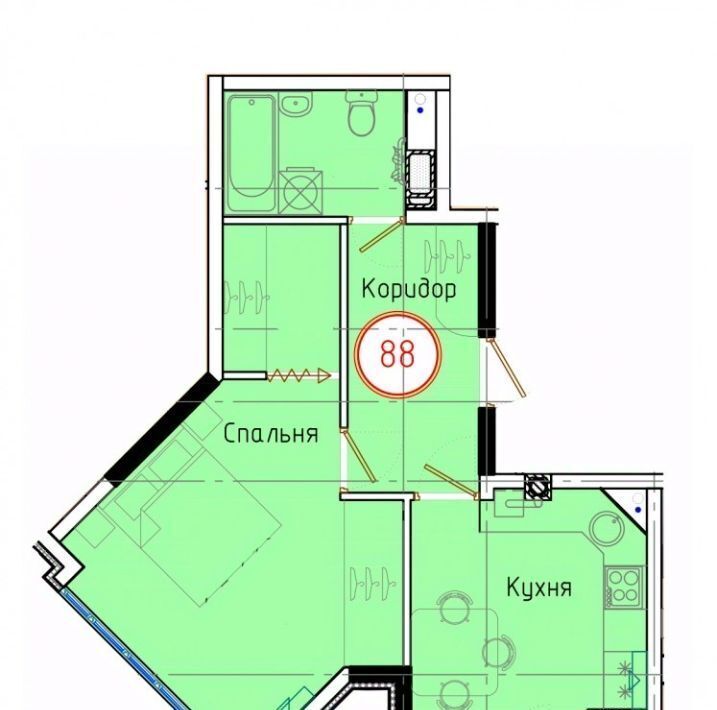 квартира р-н Темрюкский г Темрюк ул Обороны 2/2 фото 1