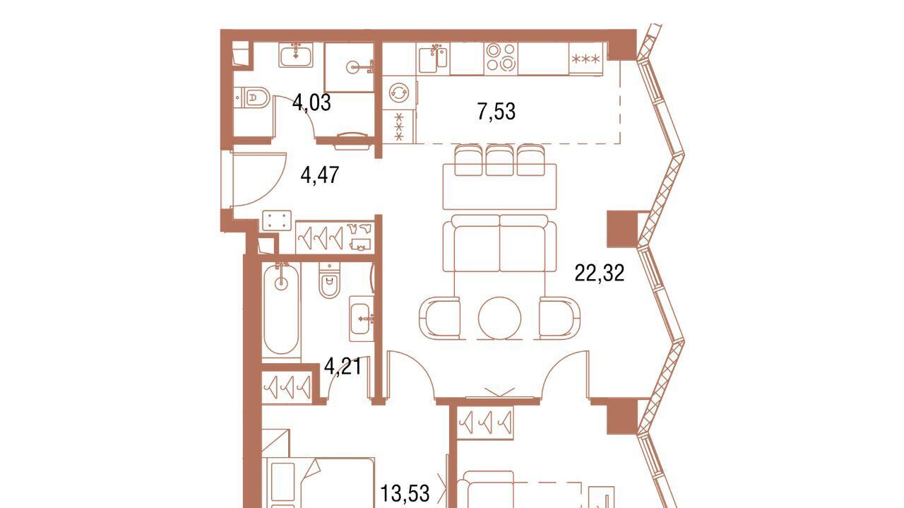 квартира г Москва метро Дмитровская ЖК Симфония 34 фото 1