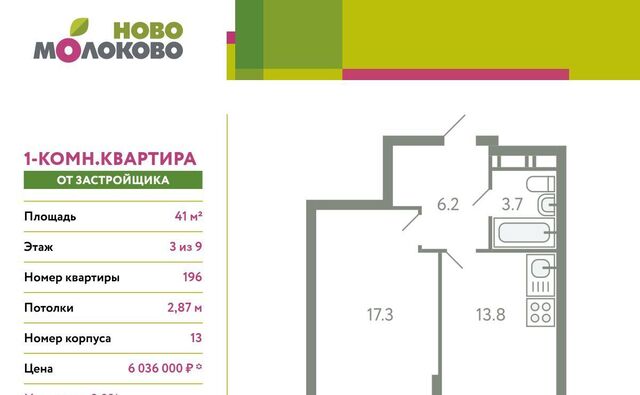 ЖК «Ново-Молоково» 13 Домодедовская фото