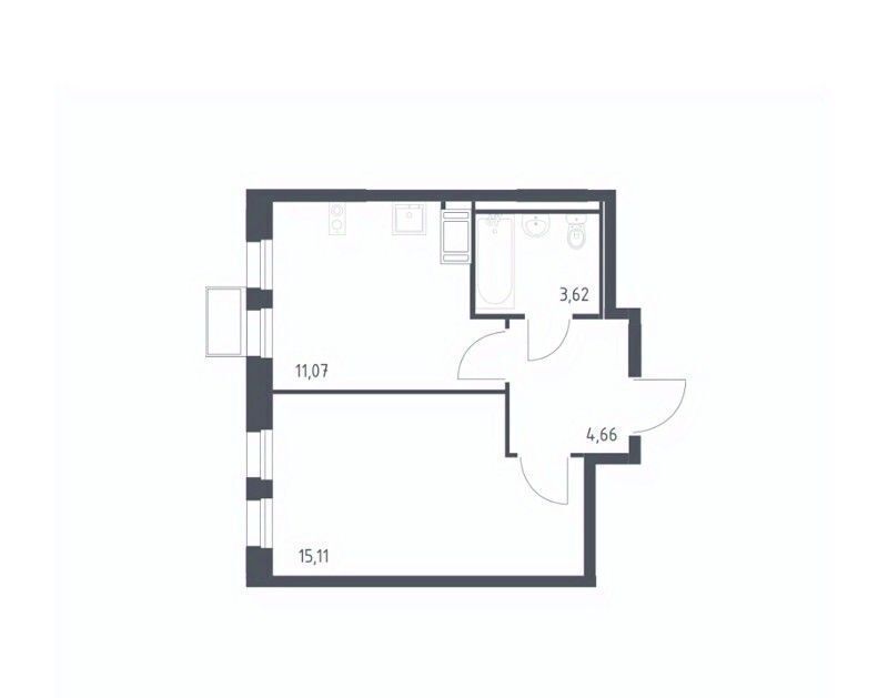 квартира г Видное ЖК Горки Парк к 4. 2, Зябликово фото 1