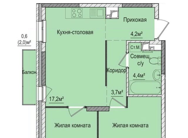 р-н Ленинский ул Зеленая 60к/2 фото