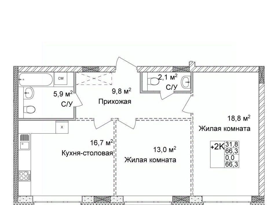 квартира г Нижний Новгород Горьковская ЖК Дельвиг фото 1