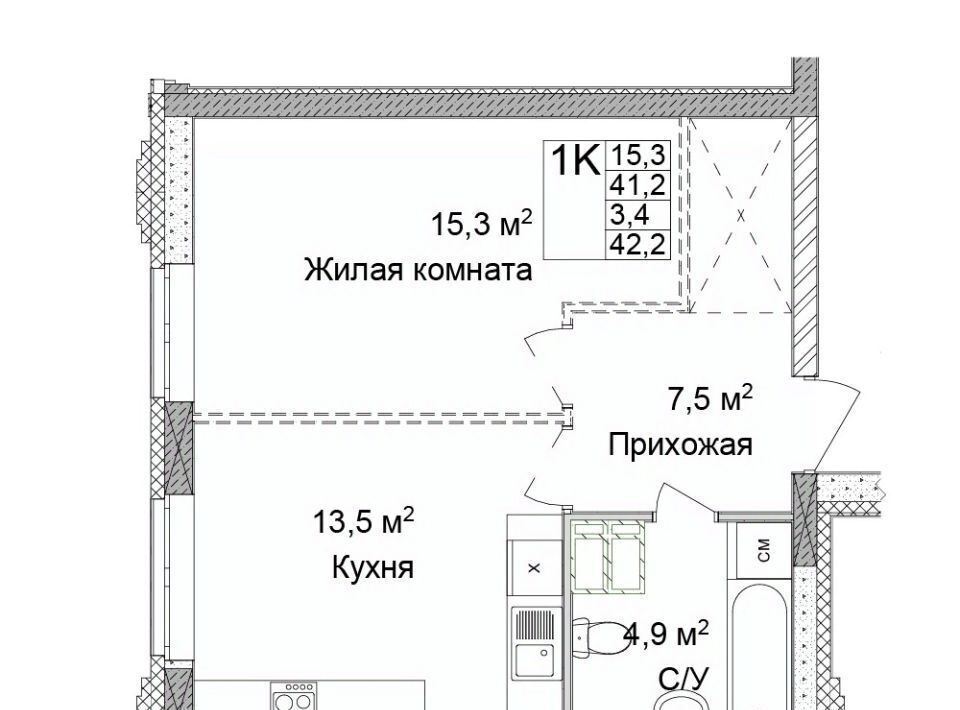 квартира г Нижний Новгород Горьковская ЖК Дельвиг фото 1