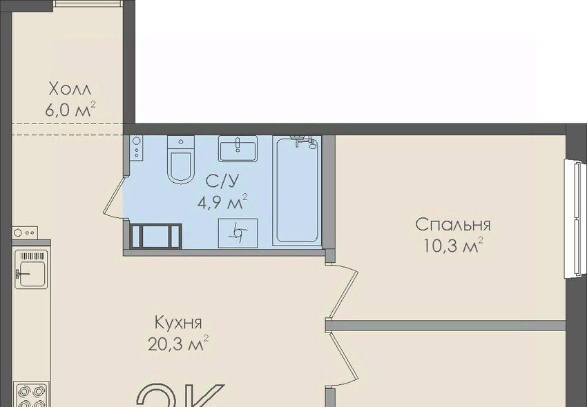 квартира г Великий Новгород ул Нехинская 20к/2 фото 1