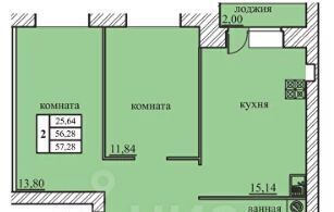 квартира р-н Ярославский п Красный Бор Заволжское с/пос фото 1