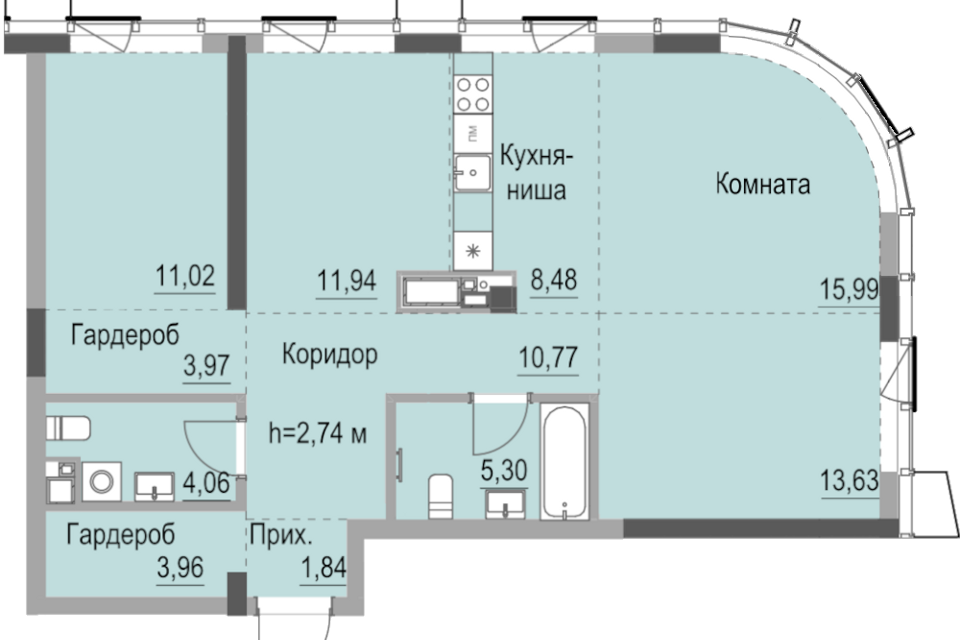 квартира г Ижевск ул Карла Маркса 259 городской округ Ижевск фото 1