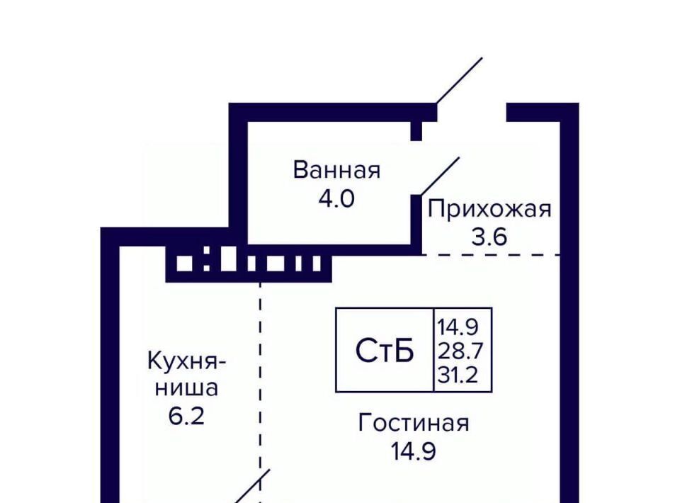 квартира г Новосибирск Берёзовая роща ул Фрунзе с 1 фото 1