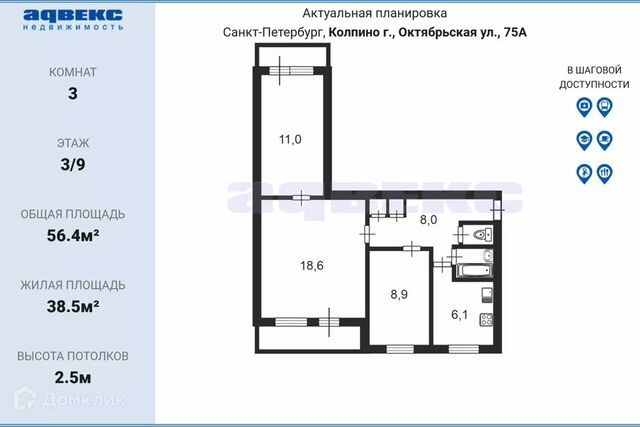 квартира дом 75 Колпинский район фото