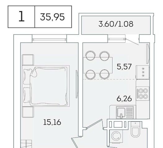 квартира дом 6к/4 Девяткино фото