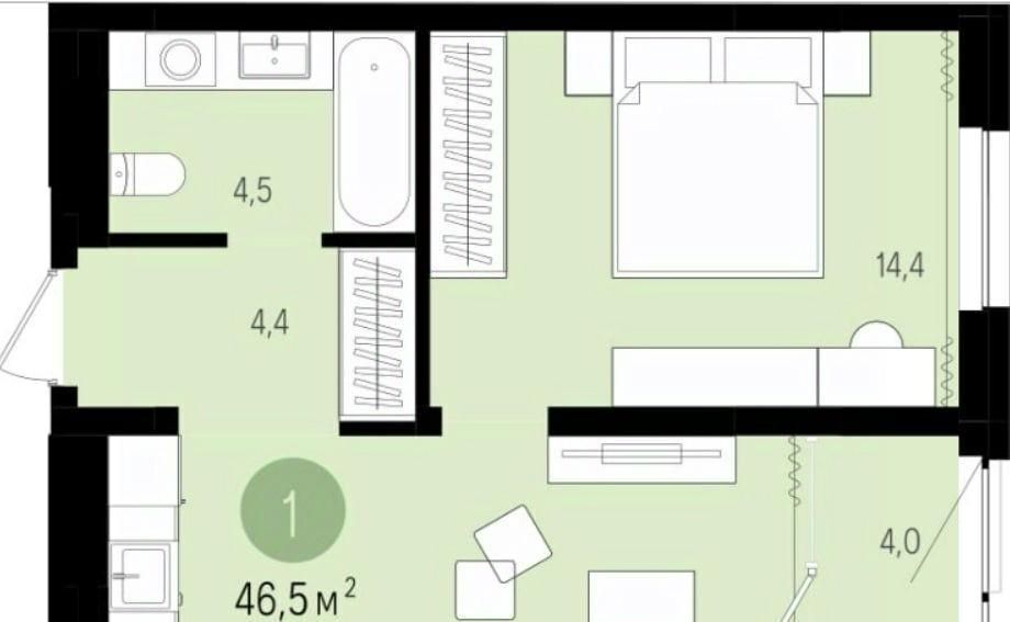 квартира г Сургут ул Игоря Киртбая 30 35-й фото 1