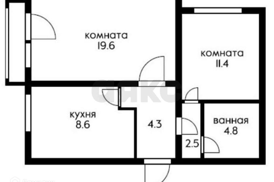 квартира г Краснодар ул им. Дмитрия Благоева 9 муниципальное образование Краснодар фото 2