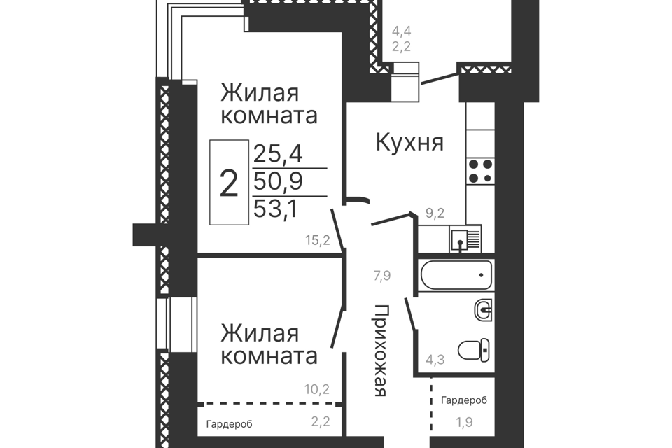 квартира г Благовещенск ул Конная 79 городской округ Благовещенск фото 1