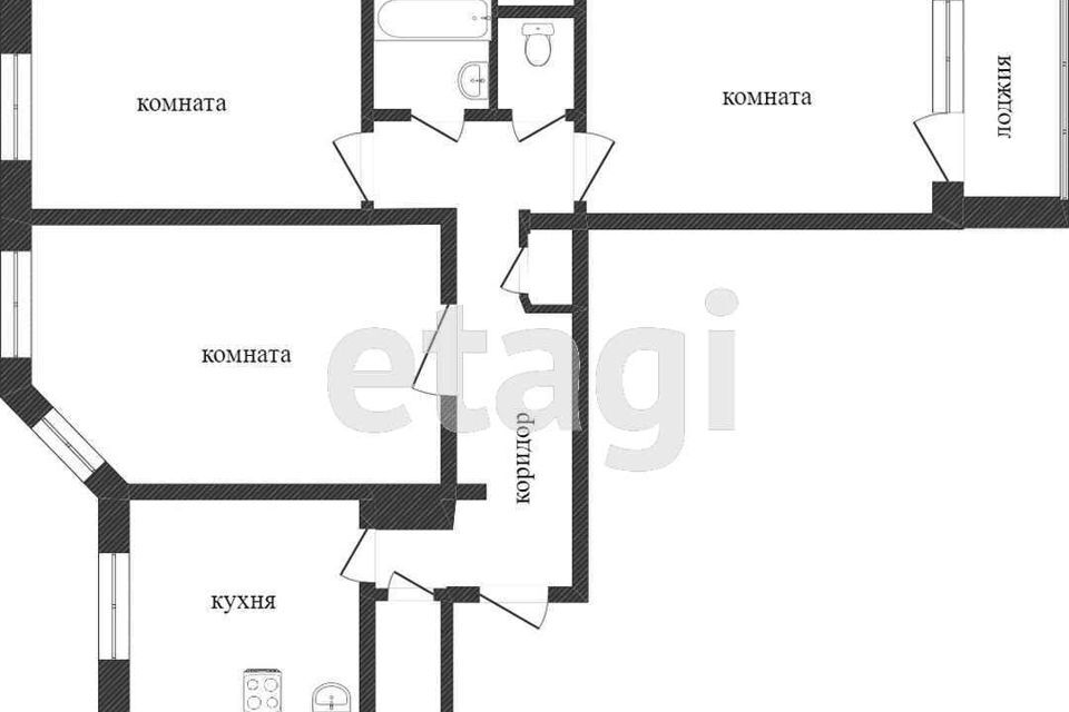 квартира г Надым ул Зверева 49 Надымский район фото 7