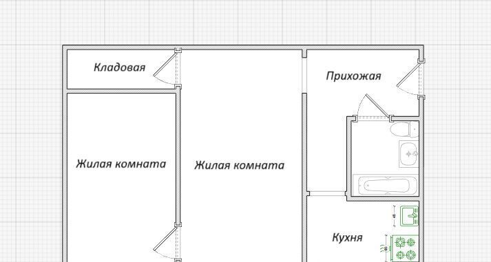 квартира г Ульяновск р-н Засвияжский ул Полбина 37 фото 2