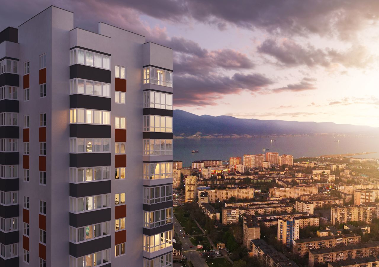 квартира г Новороссийск ул Куникова 1 блок-секции 1-5 фото 2