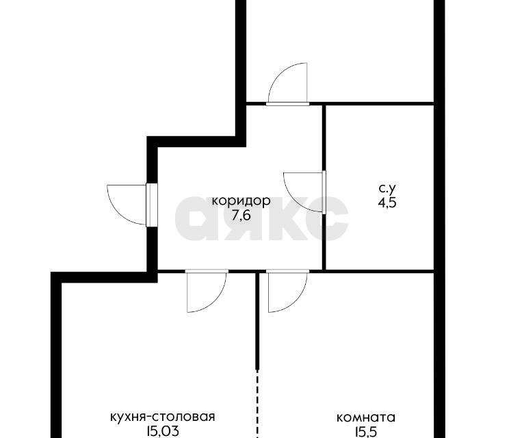 квартира г Краснодар ул Питерская 40к/1 муниципальное образование Краснодар фото 2