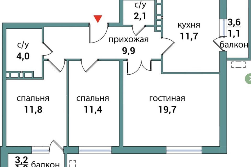 квартира г Самара проезд 4-й 67а городской округ Самара фото 1