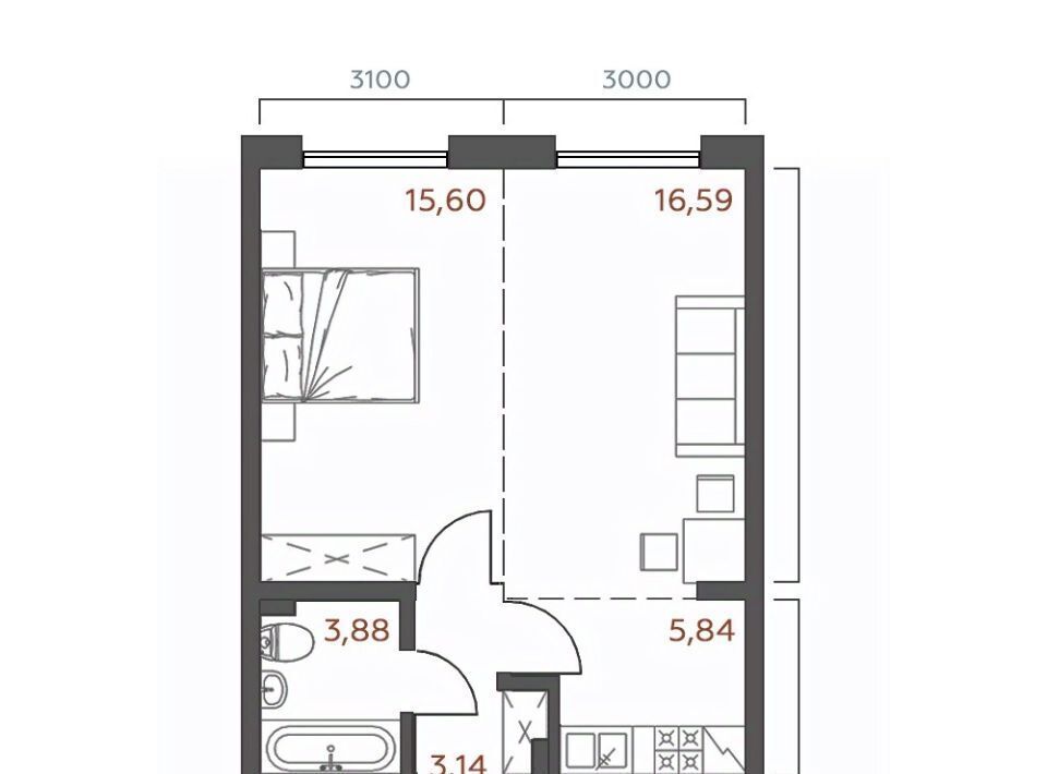 квартира г Иркутск р-н Октябрьский ул 6-я Советская 2 фото 1