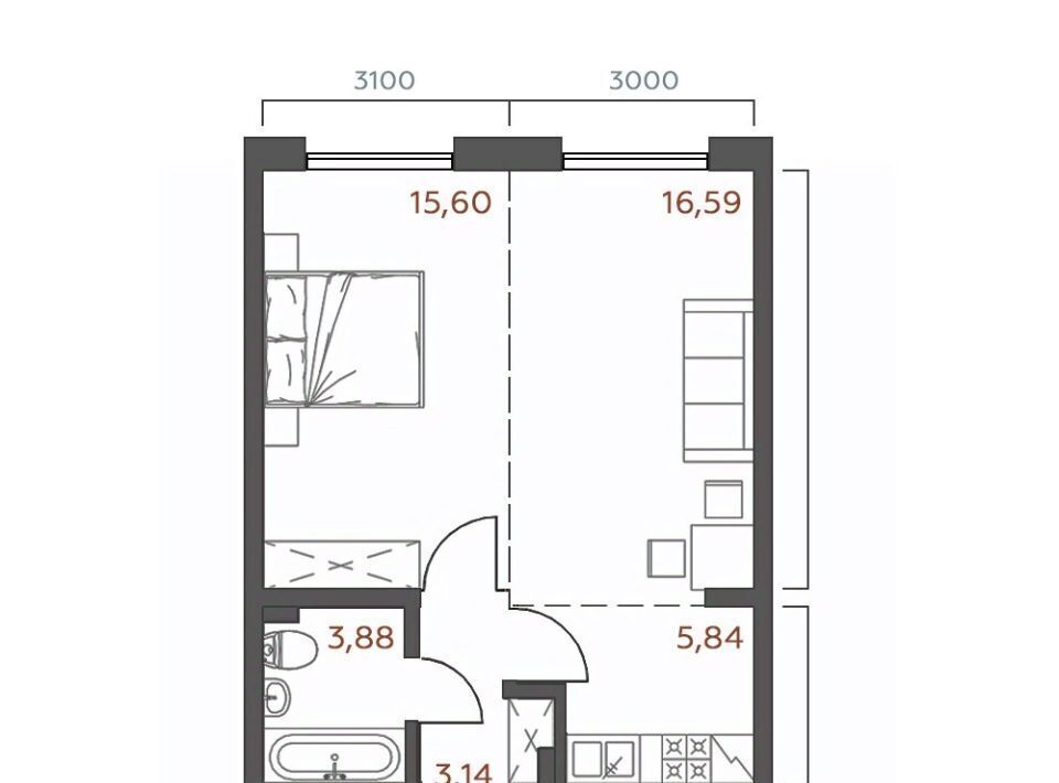 квартира г Иркутск р-н Октябрьский ул 6-я Советская 2 фото 1