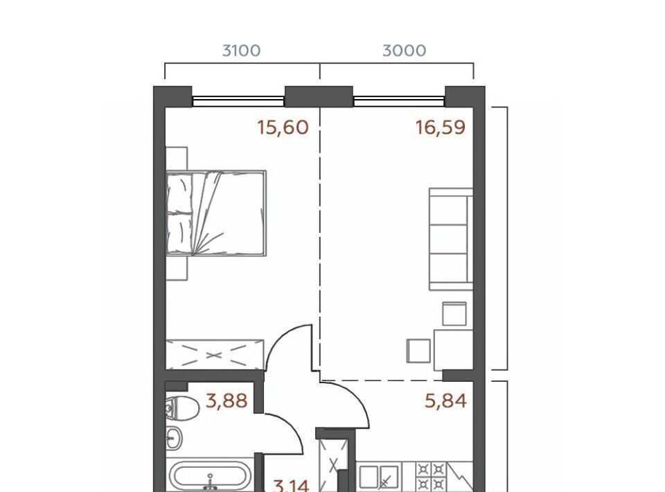 квартира г Иркутск р-н Октябрьский ул 6-я Советская 2 фото 1