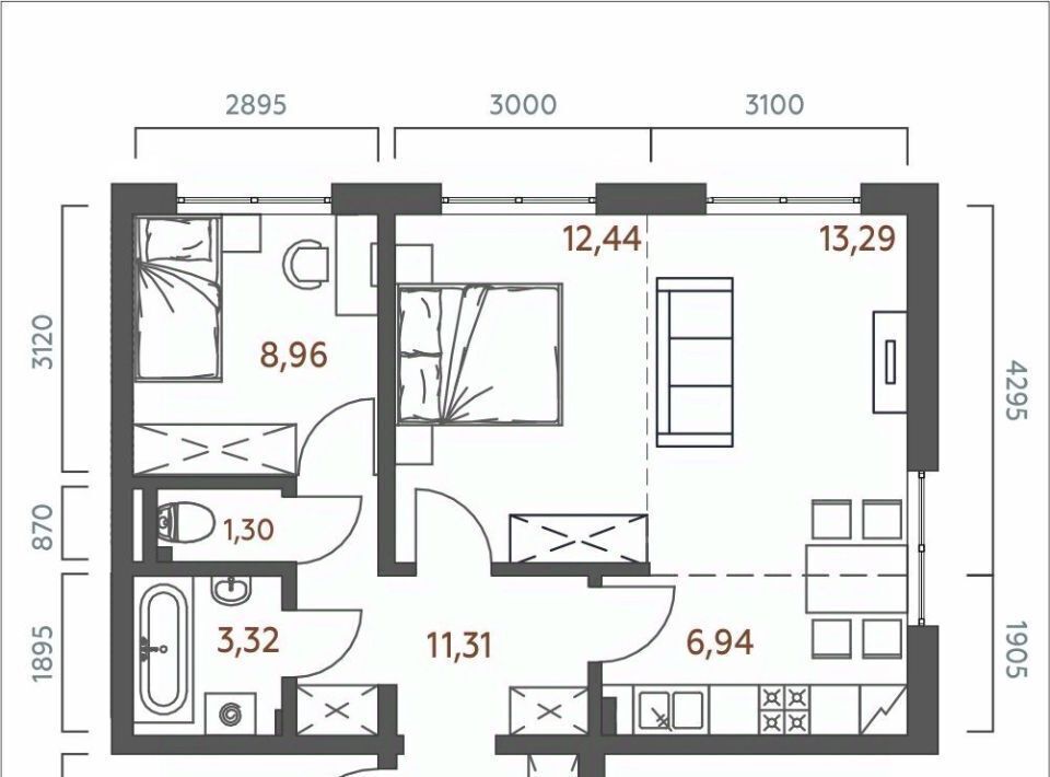 квартира г Иркутск р-н Октябрьский ул Дальневосточная 50 фото 1