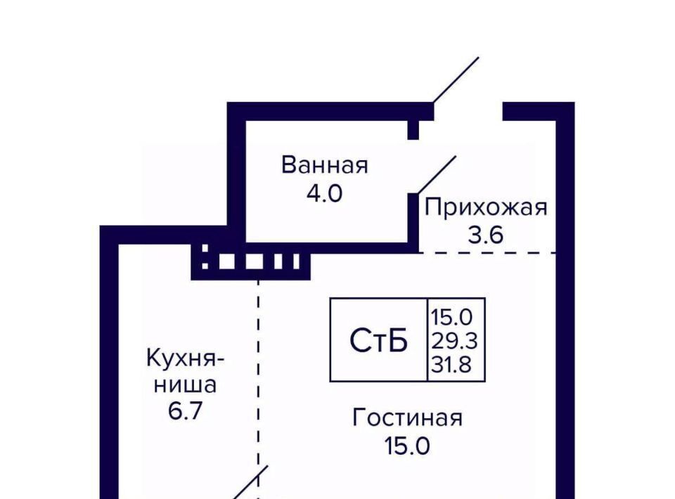 квартира г Новосибирск Берёзовая роща ул Фрунзе с 1 фото 1