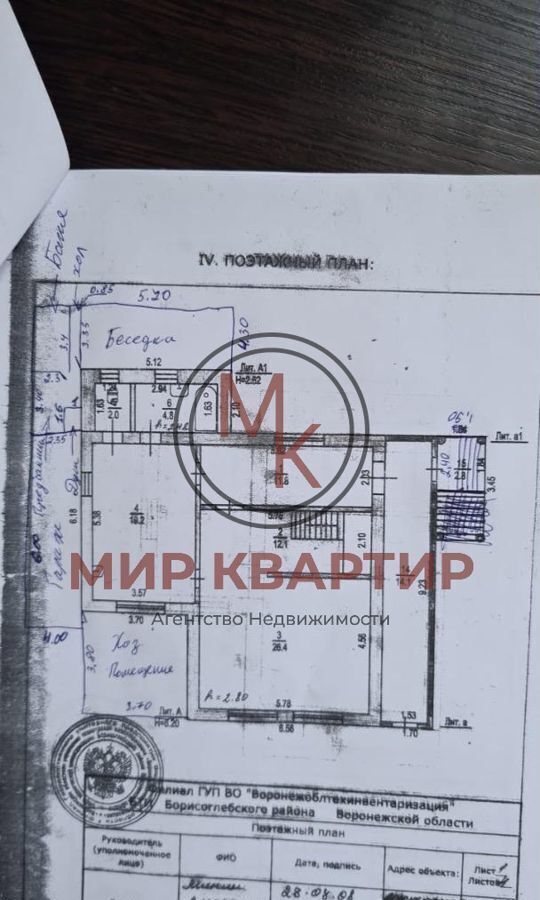 дом р-н Борисоглебский г Борисоглебск мкр-н Черёмушки фото 23