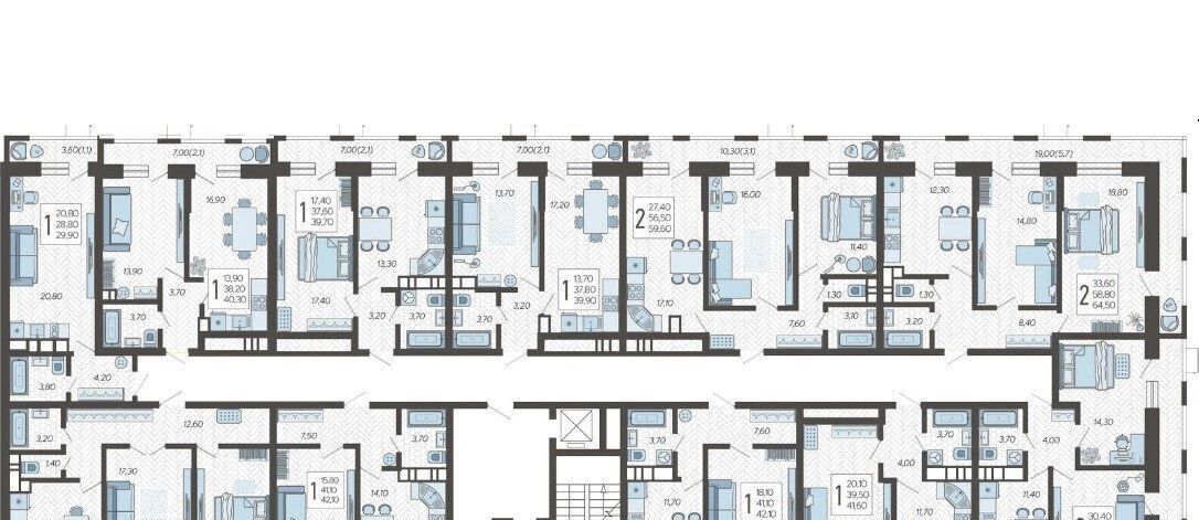 квартира г Краснодар р-н Прикубанский микрорайон 9-й километр ЖК Небо фото 2