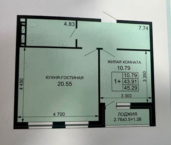 квартира г Краснодар ул Средняя 30/11 муниципальное образование Краснодар фото 1