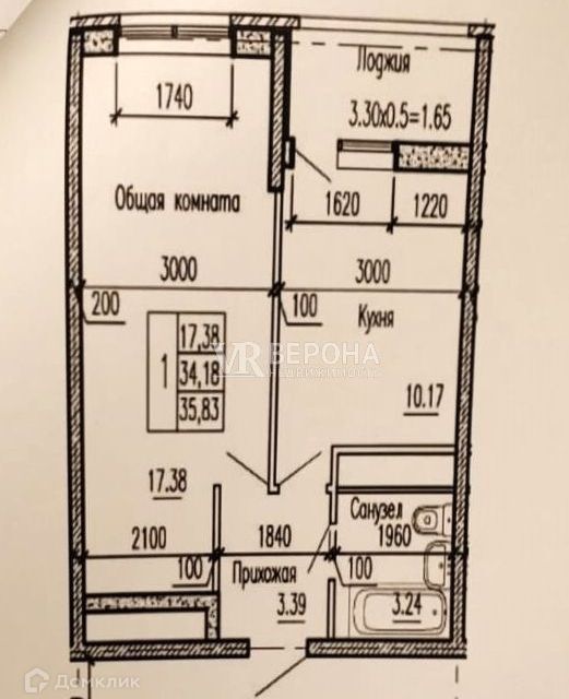 квартира г Краснодар ул Заполярная 39к/9 муниципальное образование Краснодар фото 9