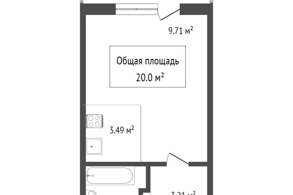 квартира г Новосибирск ул Виктора Уса 15 городской округ Новосибирск фото 7