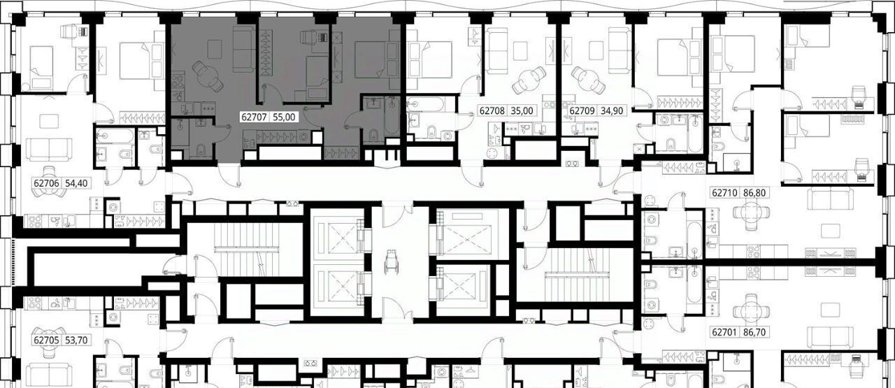 квартира г Москва метро Тушинская ул Вишнёвая 7с/128 фото 2