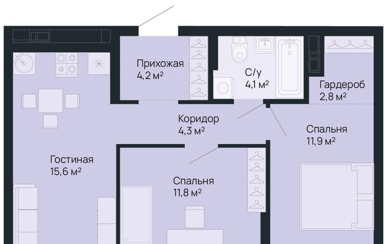 квартира г Нижний Новгород Горьковская Резиденция жилой комплекс фото 1