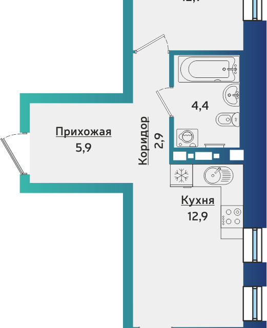 квартира г Ижевск ул Союзная 6гк/1 городской округ Ижевск фото 1