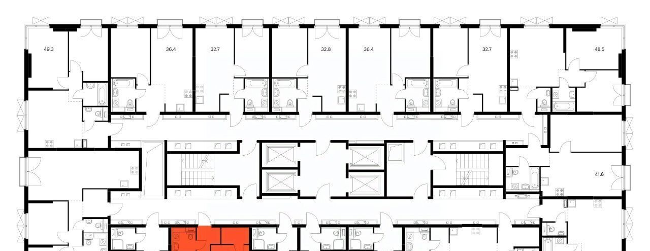 квартира г Москва метро Бутырская ЖК Руставели 14 к 2. 7 фото 2