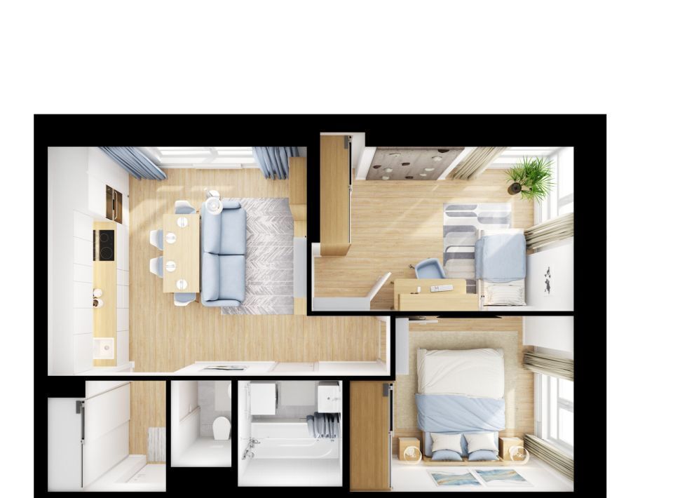 квартира г Москва метро Бутырская ЖК Руставели 14 к 2. 7 фото 3