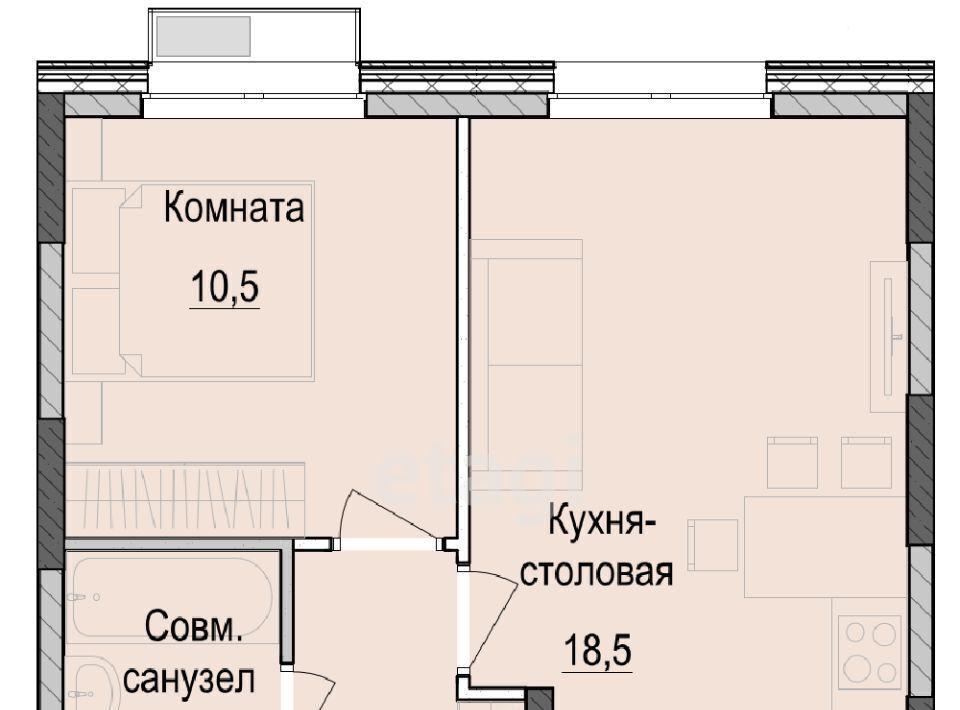 квартира г Казань Аметьево, Паркмаяк жилой комплекс фото 1