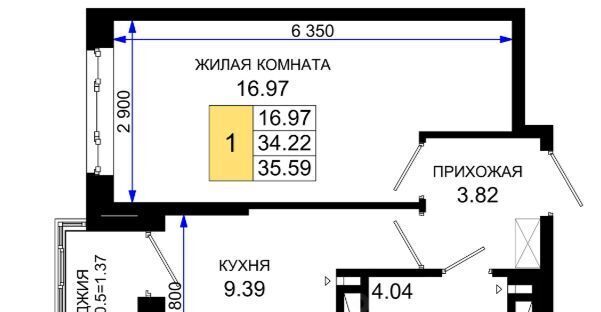 квартира г Ростов-на-Дону р-н Октябрьский пер Нефтекачка ЖК «Октябрь Парк» фото 1