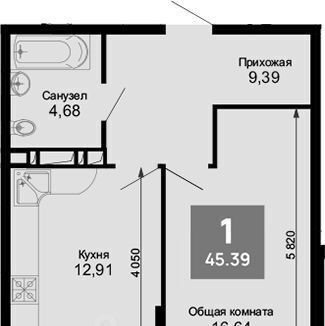 квартира г Краснодар р-н Прикубанский ул Ростовское Шоссе 30/7 фото 1