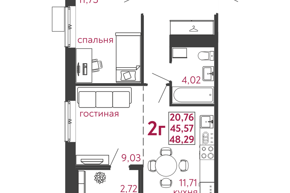 квартира г Пенза ул Баталина 31 городской округ Пенза фото 1