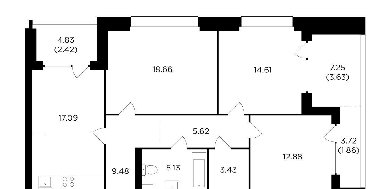 квартира г Москва метро Дубровка ул Виктора Маслова 2 фото 1